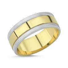 Load image into Gallery viewer, Rhodium Plated Silver Band Ring